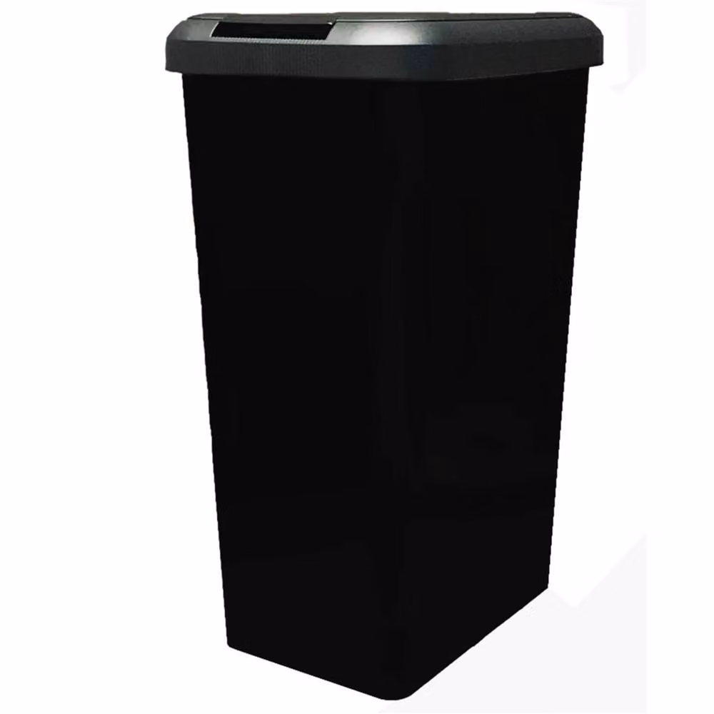 SPETLEK 45 litre black plastic rectangular kitchen bin with touch lid – 2
