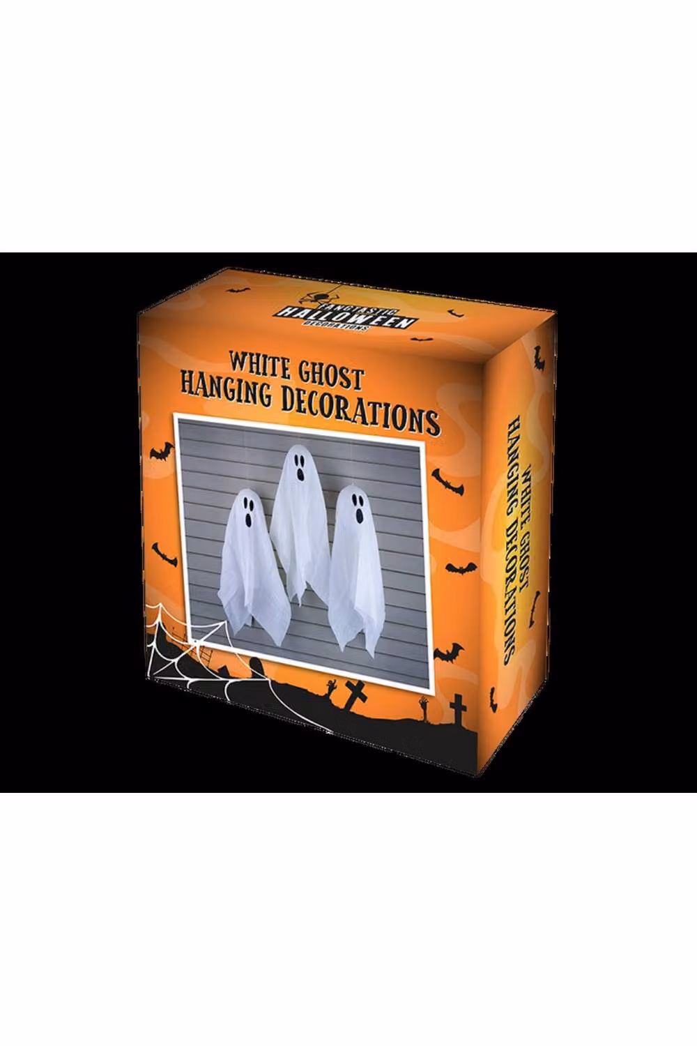 KDMD White Hanging Ghost Halloween Decorations, 3 Pack – 2