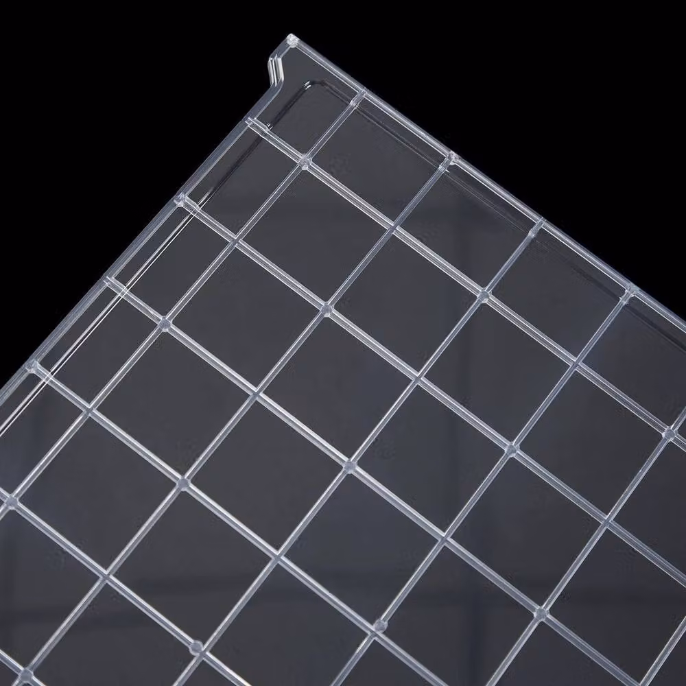 FLAVORA HOT 4-Tier Transparent Plastic Dustproof Display Stand with Back Panel, W/D/H: 50 x 40 x 25 cm – 3