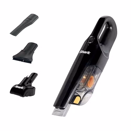 Shark CH950UKT Handheld Cordless Vacuum Cleaner with Pet Tool in Black and Yellow