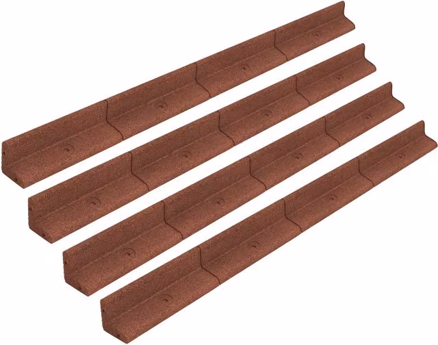 Monstershop Flexible Lawn Edging, 4.8m, Terracotta – 1