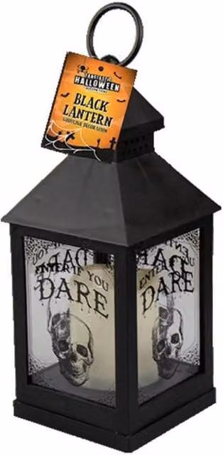 KDMD Black Halloween Tabletop Lantern, Height: 24.5 cm