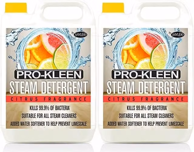 Pro-Kleen Citrus Fresh Steam Detergent with Built-In Softener, 10 kg