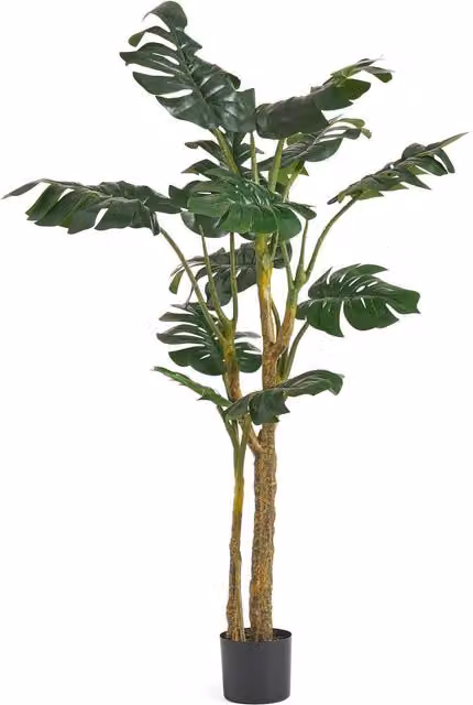 Botanik UK Premium Green Artificial Potted Monstera Tabletop Plant