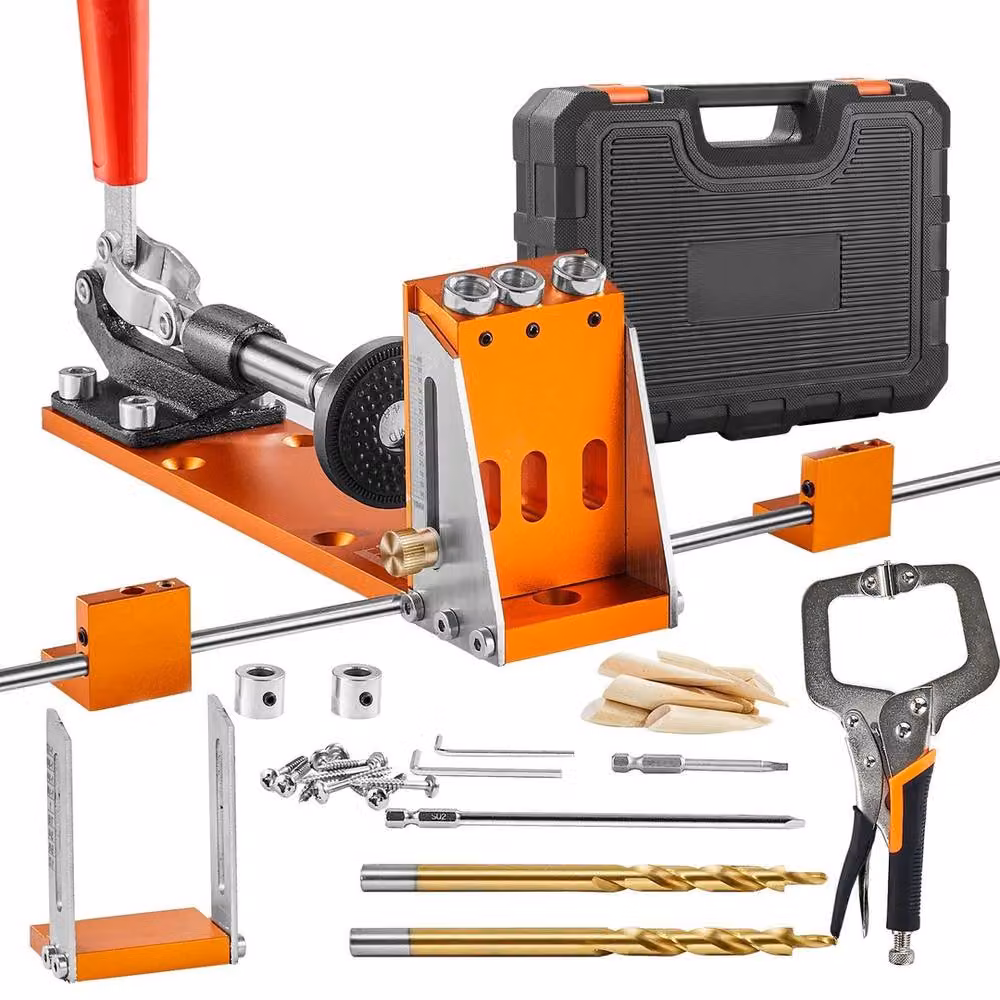 VOGREX Pocket Hole Jig Kit Joinery Woodworking System in Orange – 4