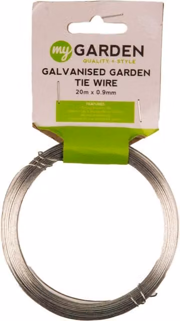 My Garden Galvanised Steel Garden Tie Wire in Silver