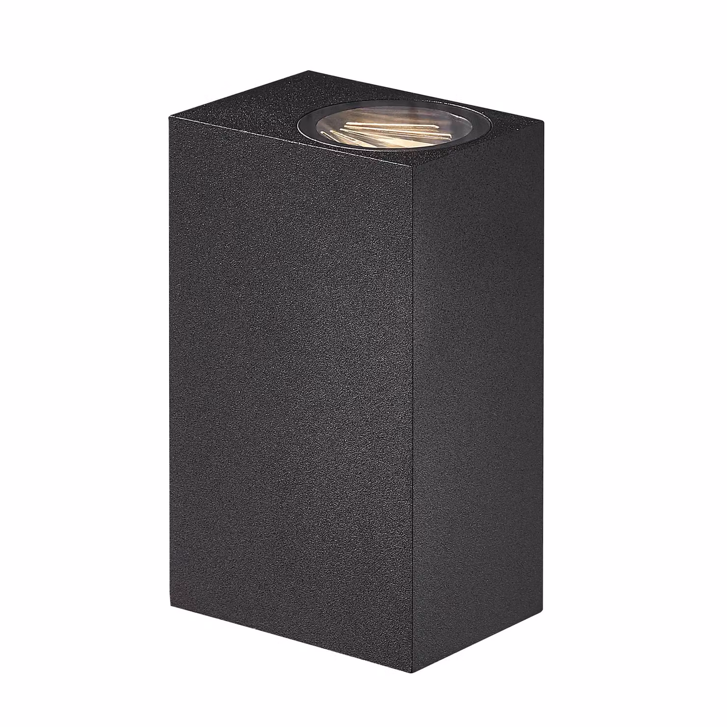 Nordlux Asbol LED Outdoor Wall Light, Black Aluminium, IP54, Warm White 3000k – 2