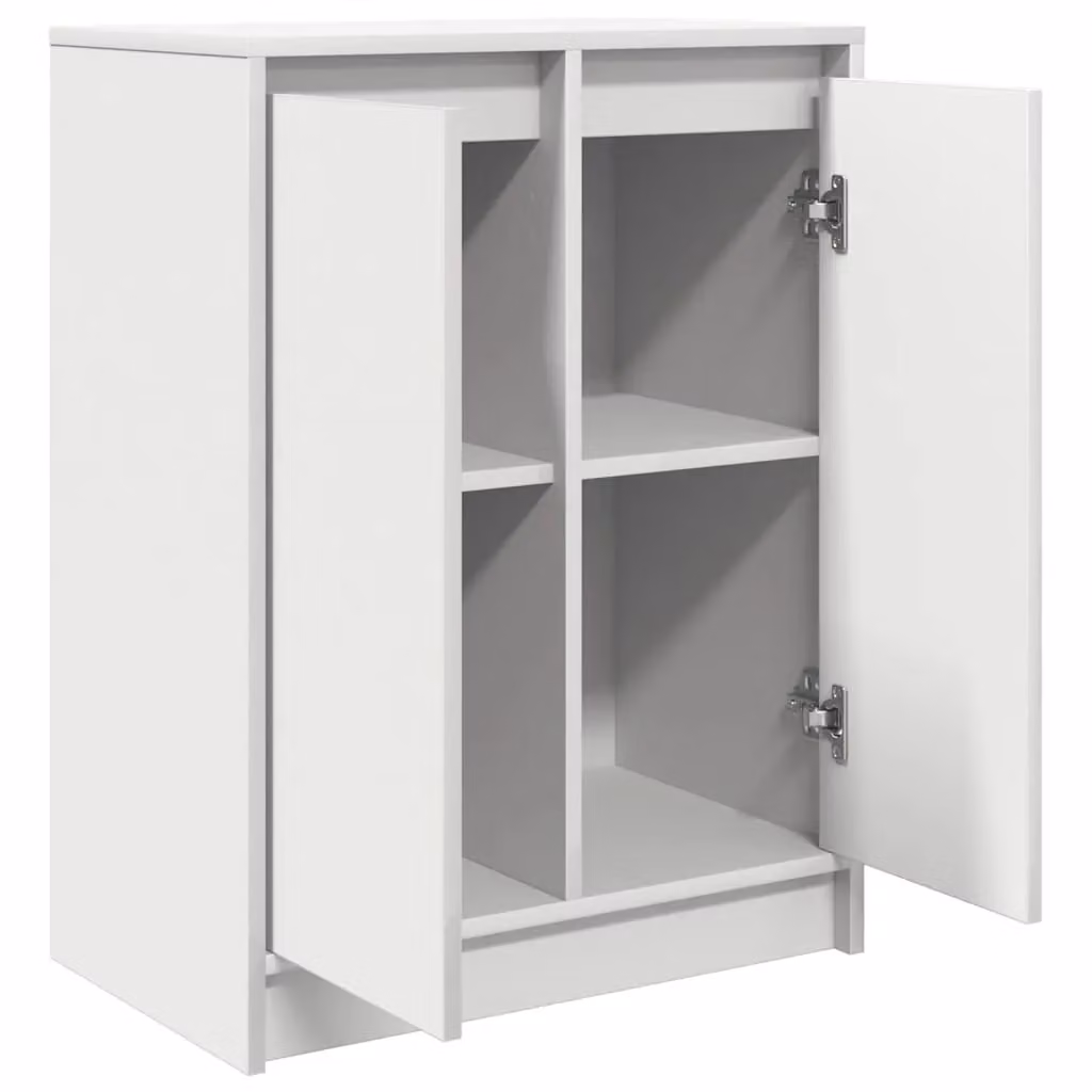 Berkfield Home White Minimalist Sideboard in Engineered Wood W/D/H: 57 x 34 x 76 cm – 2