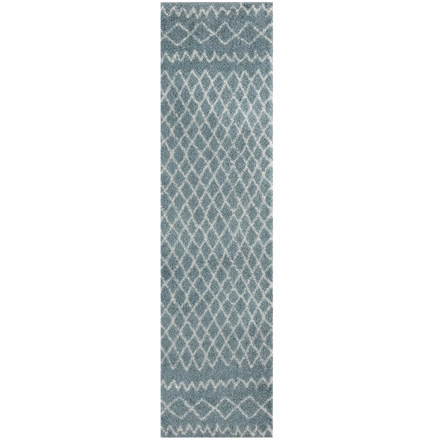THE RUGS Soft Tangier Shaggy Moroccan Style Rug in Duck Egg Blue, W: 200 cm x D: 290 cm – 2