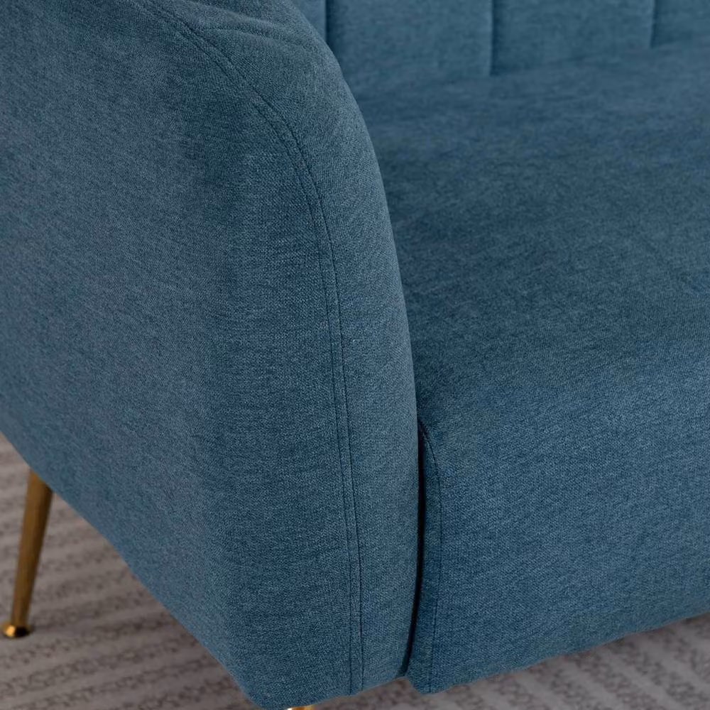 Artemis Home Stanton 2 Seat Upholstered Fabric Sofa in Petrol Blue – 2