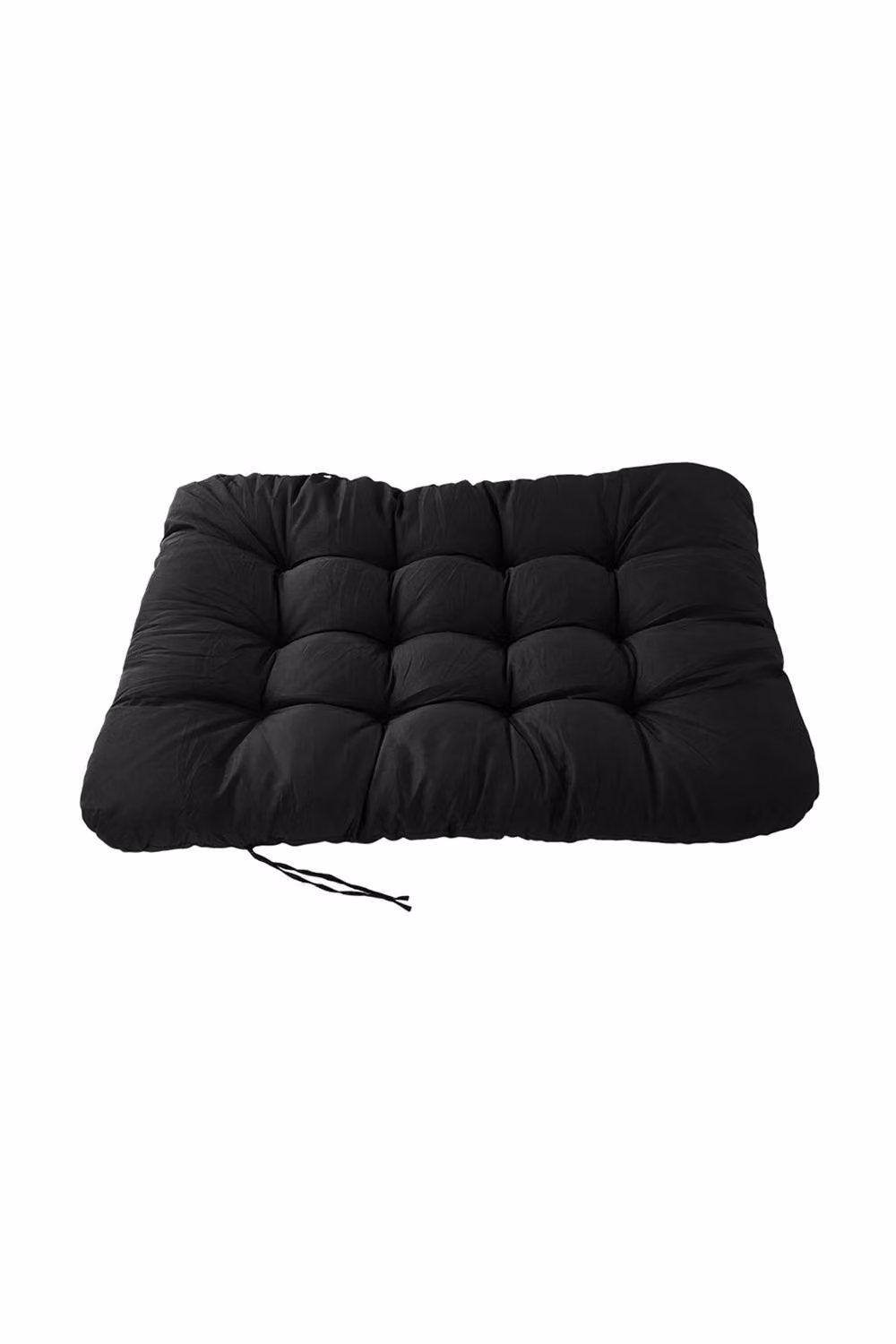 Living and Home Fluffy Thick Hanging Swing Chair Cushion in Black with Water Repellent Outdoor Fabric – 2