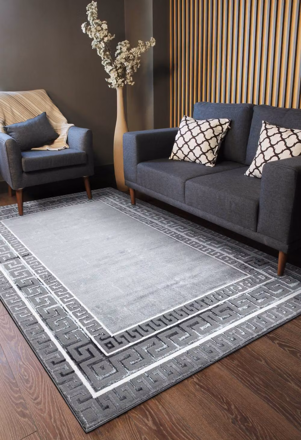 RugsX Allure Geometric Modern Grey Rug, W: 180 cm, L: 270 cm – 4