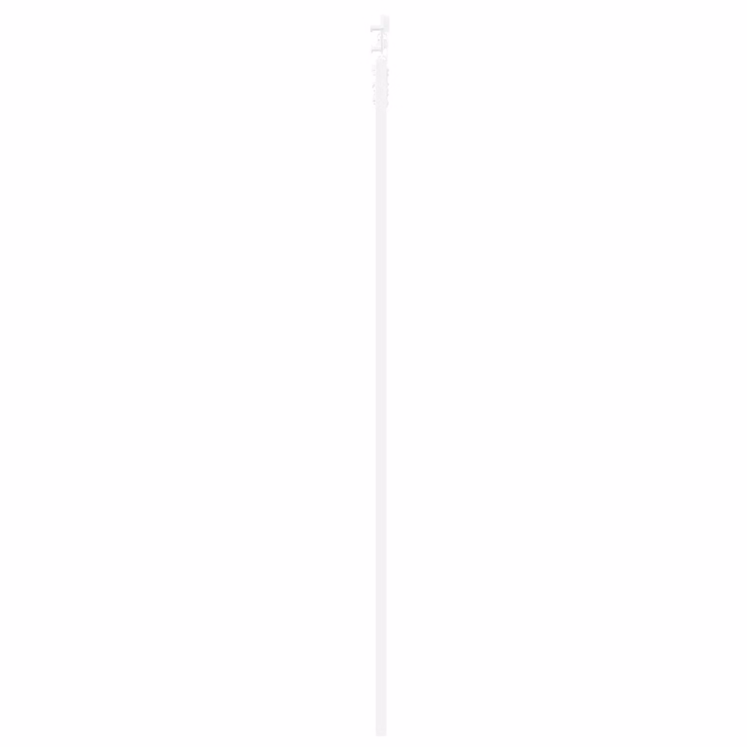 Berkfield Home Modern White Lacquered Sliding Wood and Glass Door with Hardware Set W: 93 cm, H: 232 cm – 2