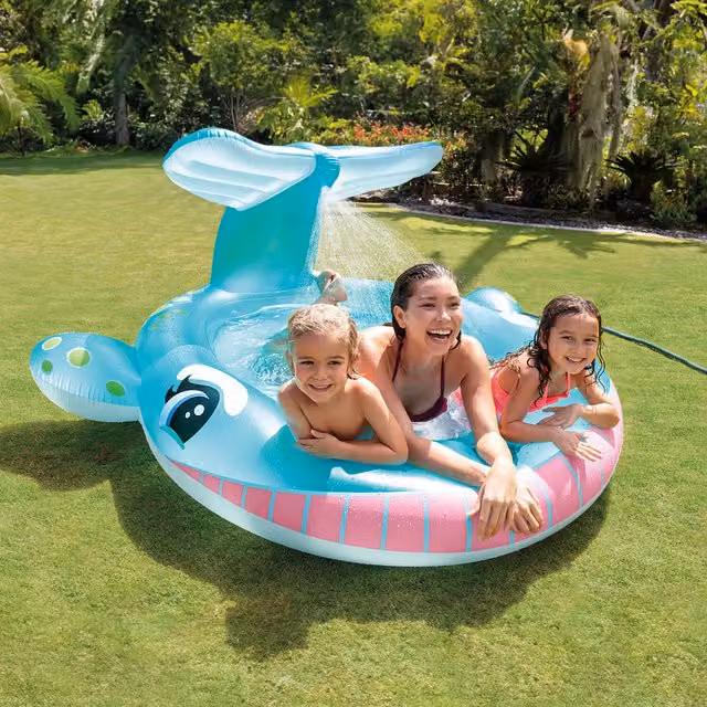 Intex Blue Inflatable Whale Spray Pool for Children