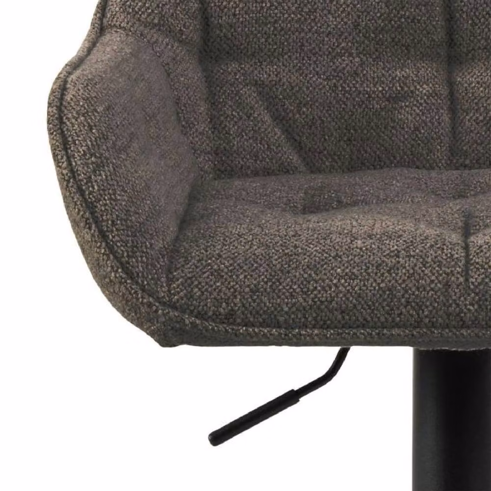 netfurniture Chelsea Swivel Bar Stool in Taupe, Set of 2 – 4