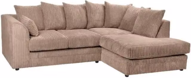 Snug Furniture Birmingham Ltd Camden Right Hand Corner Sofa Set in Camel Jumbo Cord