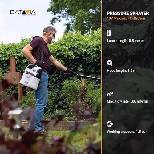 Batavia Maxxpack 18V Cordless Pressure Sprayer, 7.5 l – 2
