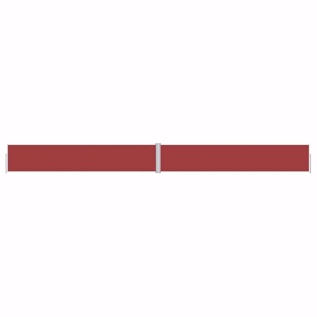 Berkfield Home Red Retractable Roller Side Awning, Polyester – 2