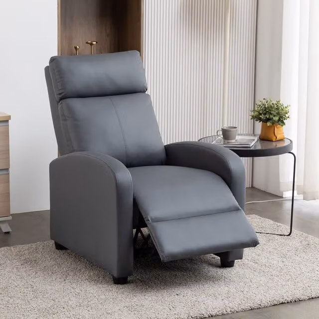 WestWood Modern Recliner Sofa in Grey