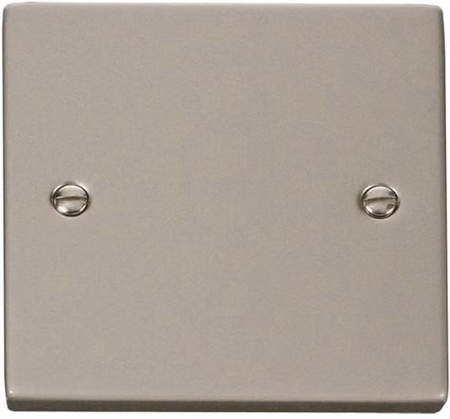 SE HOME 1 Gang Blank Plate in Black