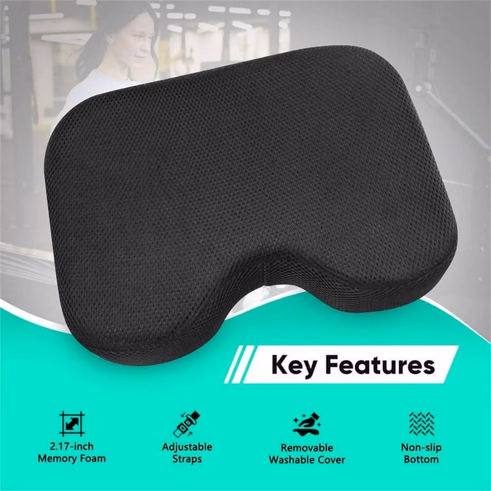 Nordara Resistance Rowing Machine Seat Cushion Pad in Black, W: 100 cm, D: 100 cm – 3