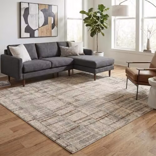 Desire Rugs Rhodes Geometric Modern Rectangular Area Rug, Green, W: 120 cm, L: 170 cm – 1
