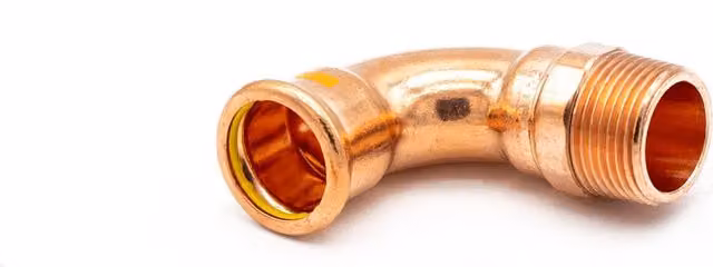 PrimaPress Pressfit Gas MI Elbow 28x1" Grey Copper Fitting