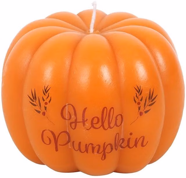 Something Different Hello Pumpkin Orange Paraffin Wax Candle