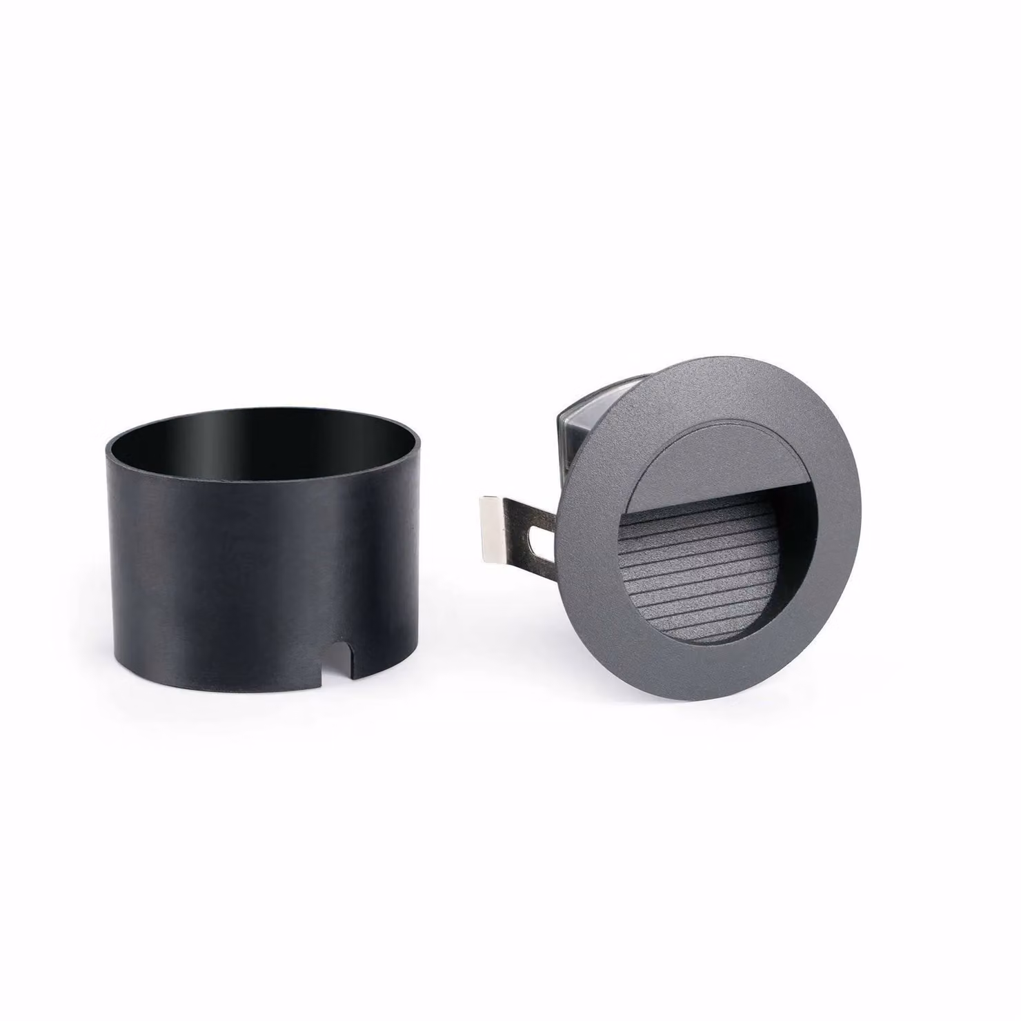 Netlighting Mini LED Outdoor Recessed Wall Light, Dark Grey, IP44, Square Design – 2