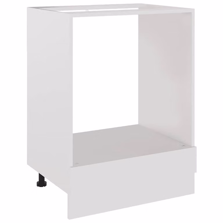 Berkfield Home White Freestanding Oven Cabinet W/D/H: 60 x 46 x 81.5 cm