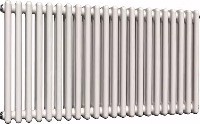Lux Heat Horizontal 3 Column Radiator in Antique White, H: 101.0 cm x W: 60.0 cm
