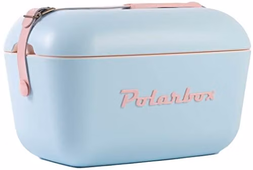 Polarbox Pop 12L Cool Box in Sky Blue and Rose