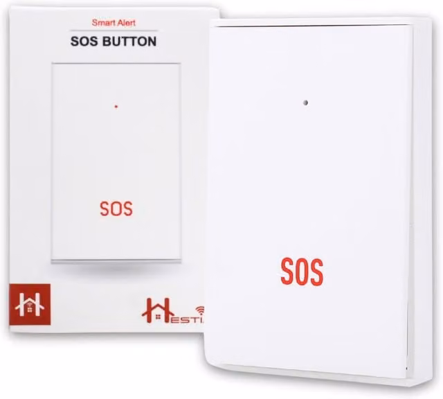 HESTIA SOS Panic Button for SAFE-TECH Smart Home Security System, White