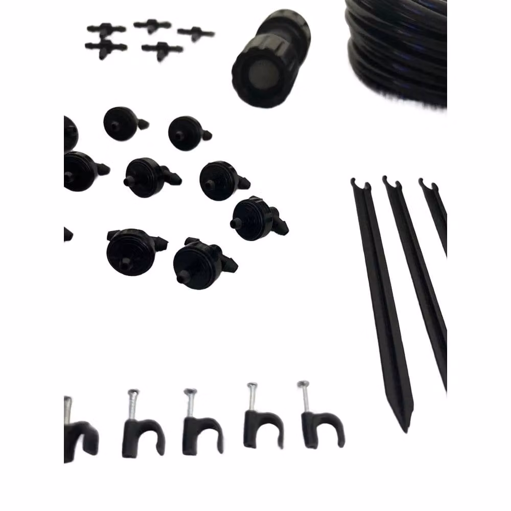 NESTLUNE 40m Automatic Tap Timer Drip Irrigation Plant Watering Kit in Black – 3
