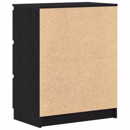vidaXL Modern Black Oak Sideboard in MDF, W/D/H: 60 x 35 x 76 cm – 7