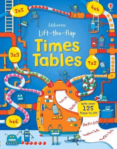Usborne Lift the Flap Times Tables Book, Multicolour Paper Book