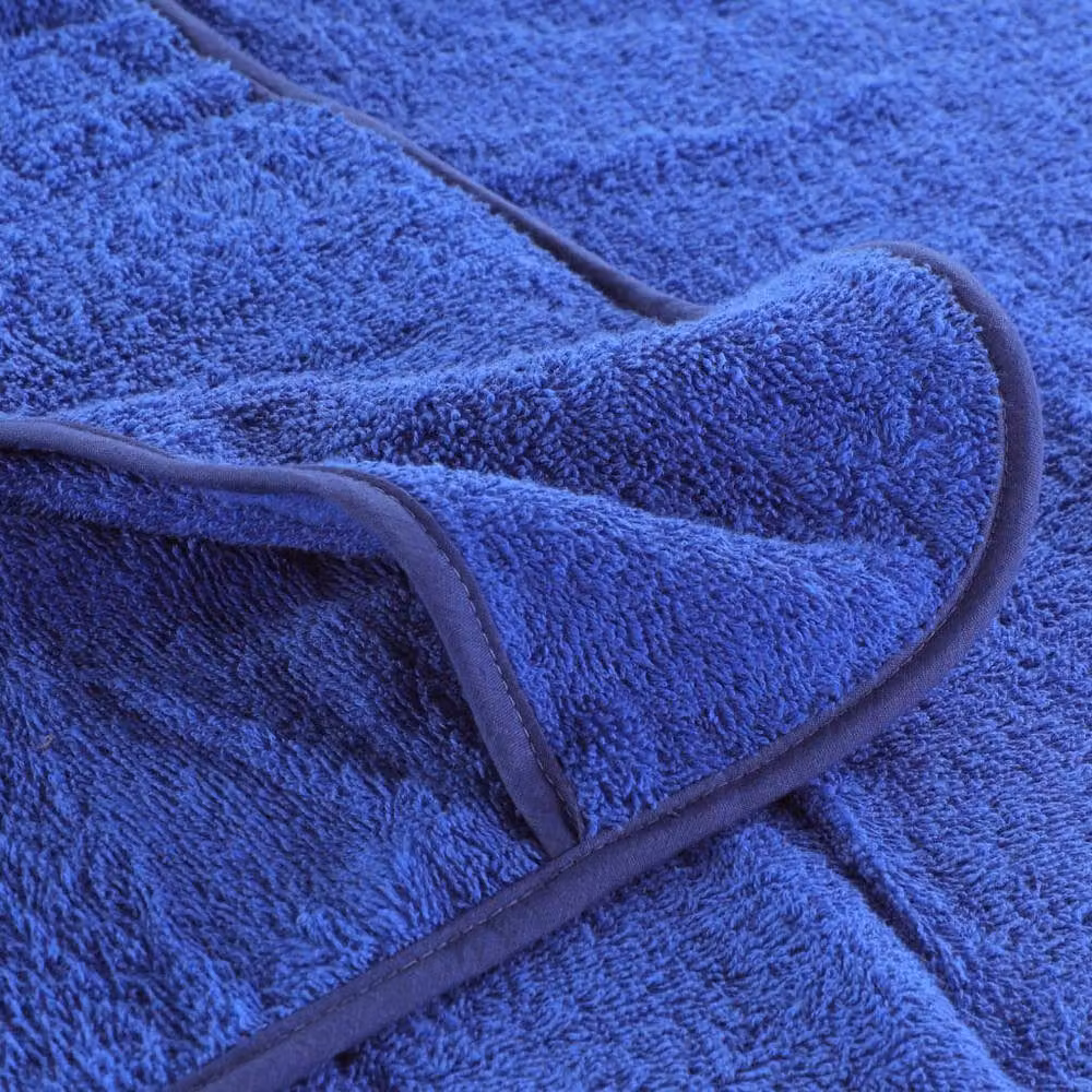 Berkfield Home 2-Piece Set of Quick-Drying and Fluffy Blue Beach Towels, W: 60 cm, H: 135 cm, 400 GSM – 5