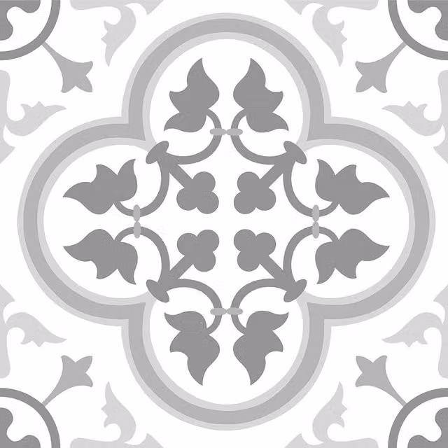 Floor Pops Pack of 10 Self Adhesive Vinyl Floor Tiles in Grey and White Tile Look