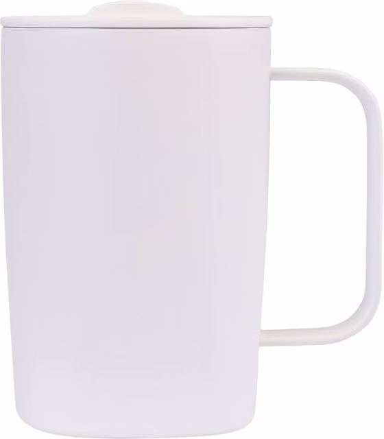 XD Aviana Rowan Double Walled Stainless Steel Mug with Lid in White