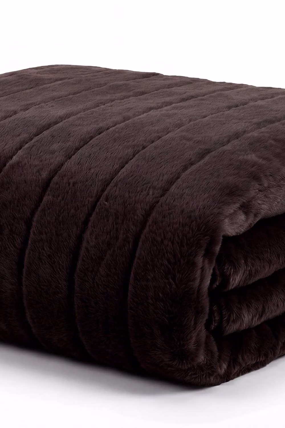 Deyongs Hockley Supersoft Faux Quilted Throw in Chocolate Brown, W: 130 cm, D: 150 cm – 3