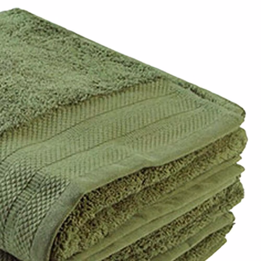 ARTG Excellent Deluxe Green Cotton Terry Hand Towel – 2