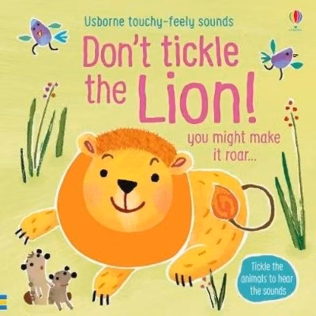 Don't Tickle the Lion Board Book by Sam Taplin, Multicolour