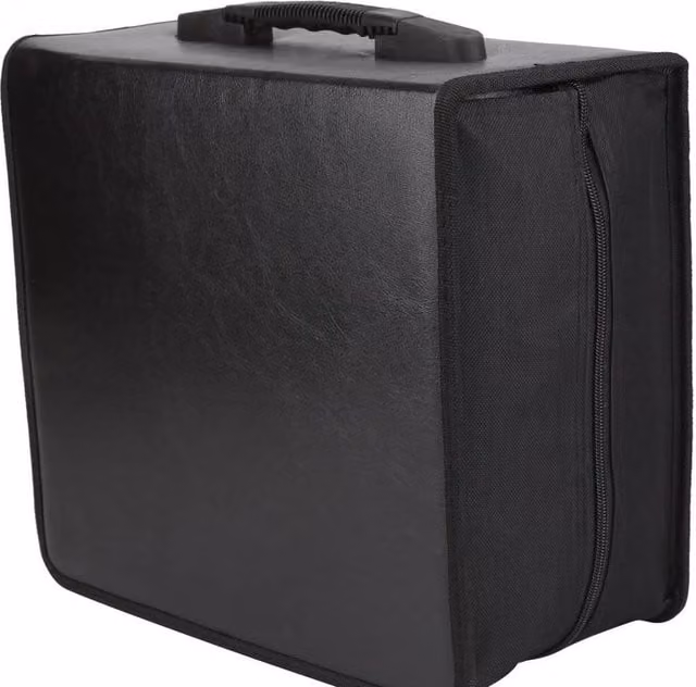 SPETLEK Black CD and DVD Disc Storage Bag for 320 Discs