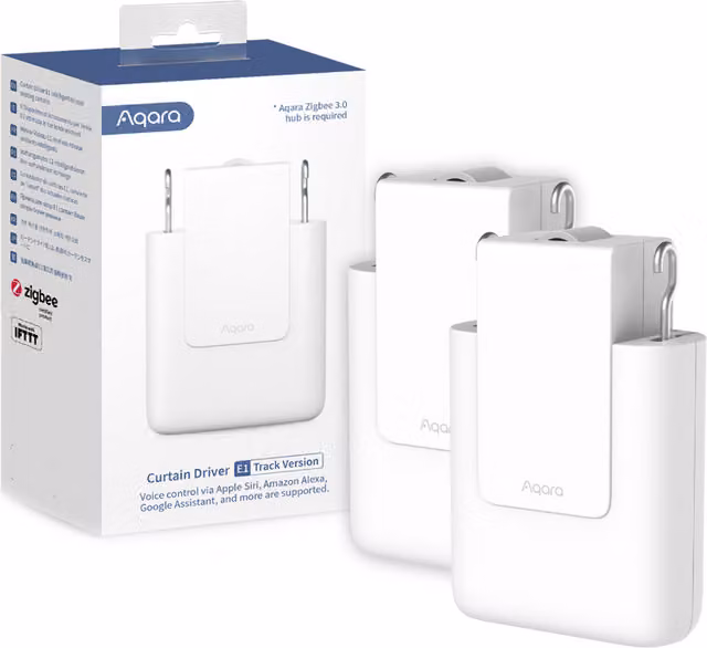 Aqara Smart Home Curtain Driver Track Twin Pack, White