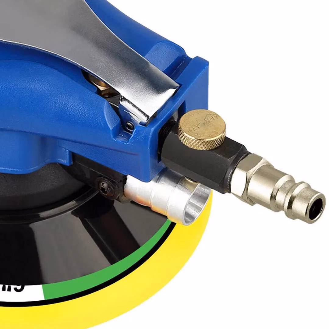 SPETLEK Blue Pneumatic Random Orbital Polisher Sander, 150mm Dual Action – 3