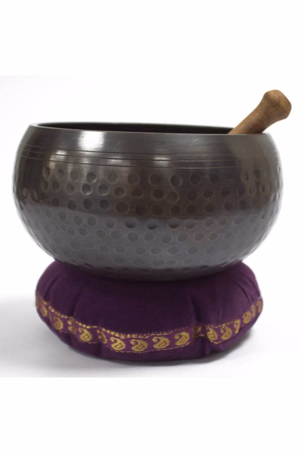KDMD Red Velvet Singing Bowl Cushion, 11 cm Diameter – 2
