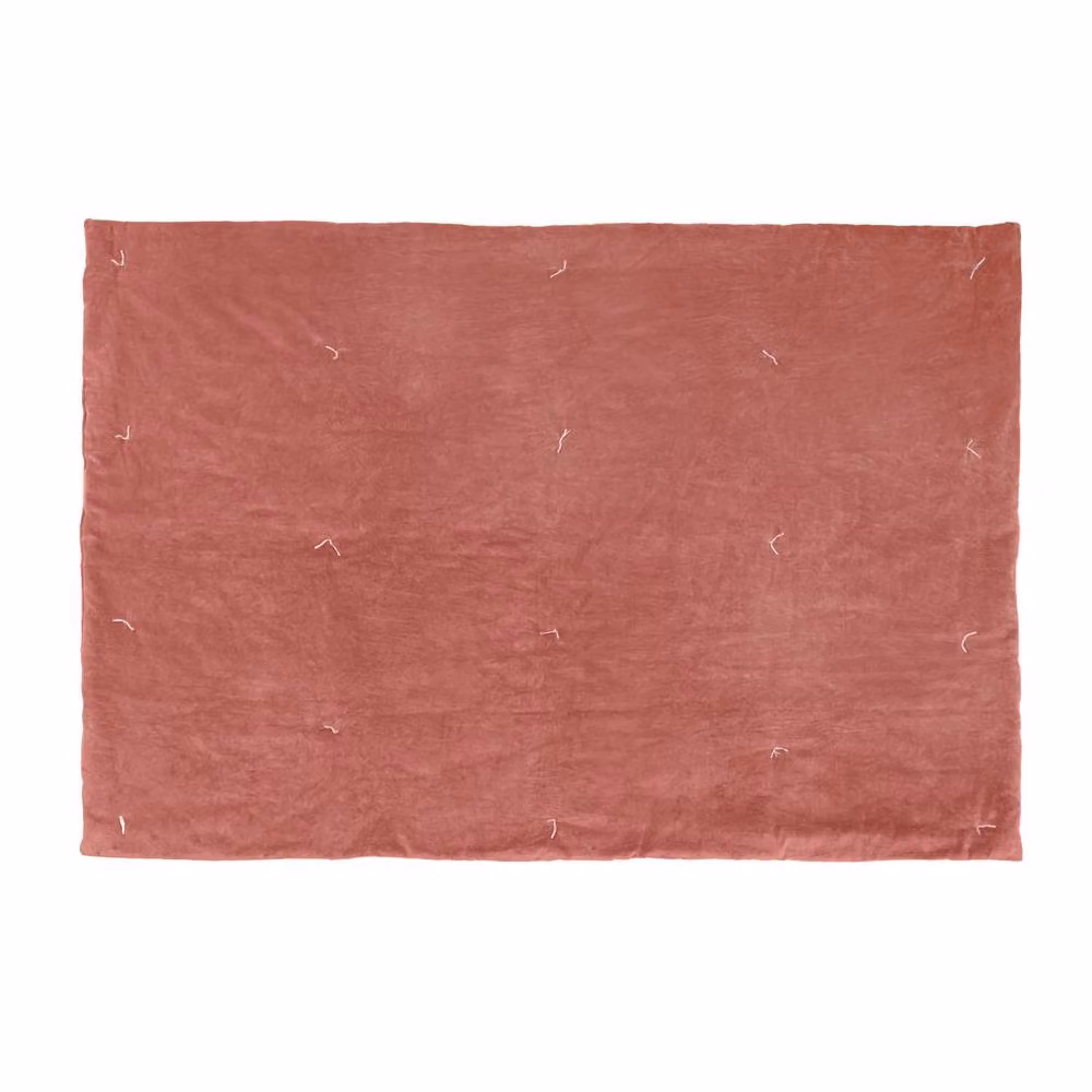 Wylder Edie Quilted Cotton Velvet Bedspread in Pink – 2