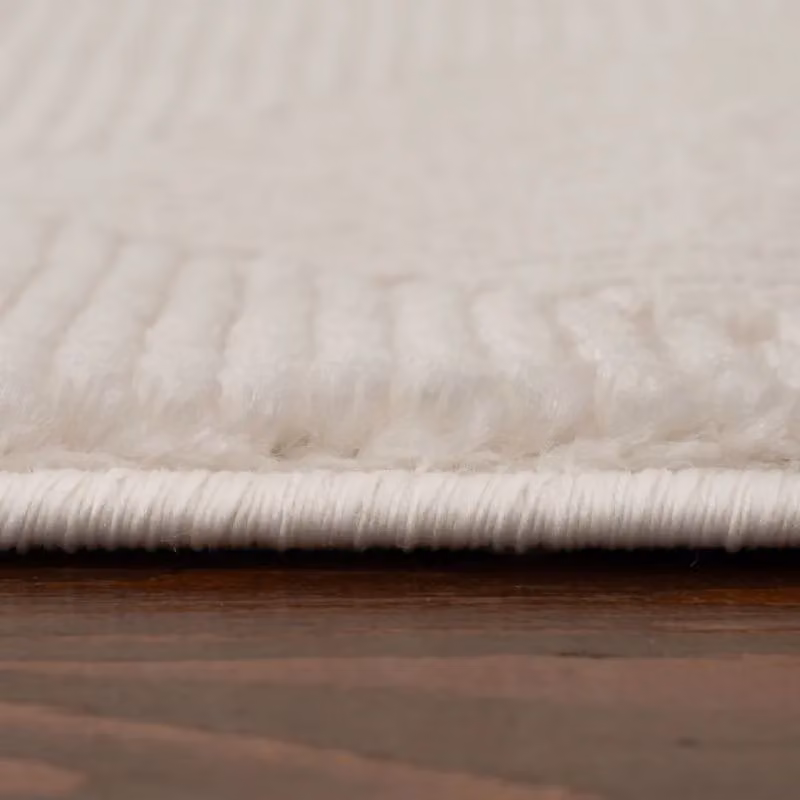 THE RUGS Carmel Modern Arch Design Soft Pile Area Rug, W: 80 cm, L: 150 cm, Cream/Beige/White – 3