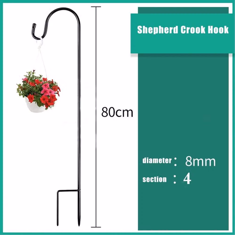 SPETLEK Black Metal Hanging Flower Plant Basket Lamp Hanger – 2