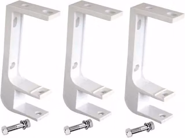 Primrose White Ceiling Balcony Mounting Brackets for Manual Awnings, Pack of 3
